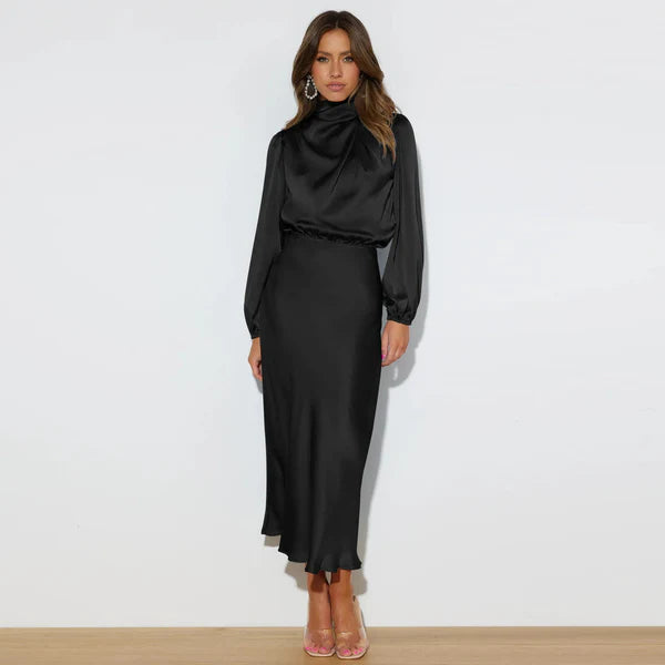 שמלת מקסי רוז – לנשים בעיצוב אלגנטי מבית ʟᴜɴᴀʀᴇ