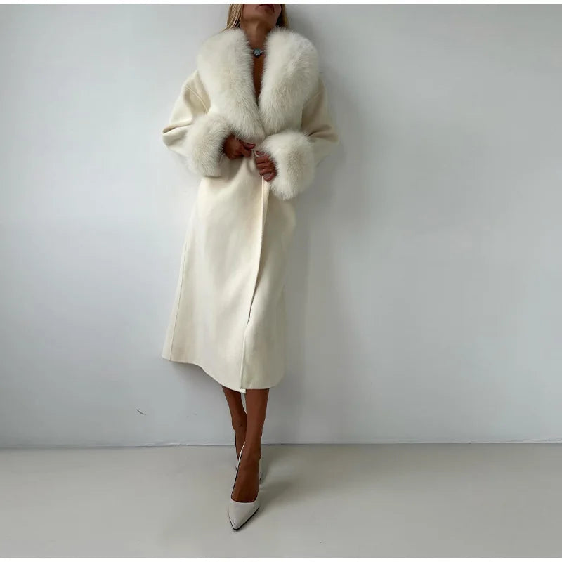 מעיל בלנקה לנשים, מראה פרימיום אלגנטי ליום ולערב