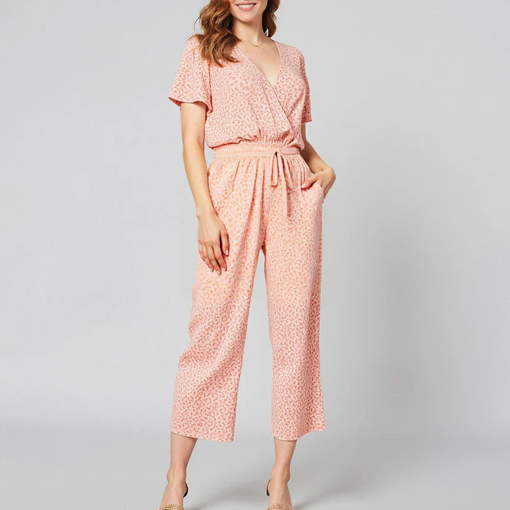 אוברול מנומר- דפני – לנשים בעיצוב אלגנטי מבית ʟᴜɴᴀʀᴇ