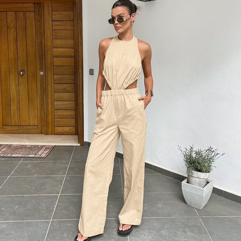 אוברול קשירה דגם רני – לנשים בעיצוב אלגנטי מבית ʟᴜɴᴀʀᴇ