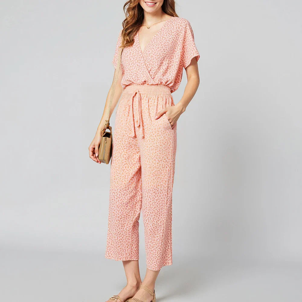 אוברול מנומר- דפני – לנשים בעיצוב אלגנטי מבית ʟᴜɴᴀʀᴇ