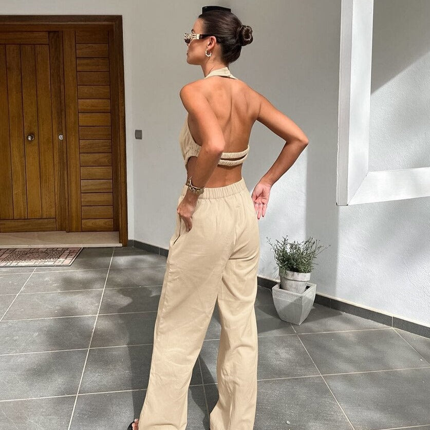 אוברול קשירה דגם רני – לנשים בעיצוב אלגנטי מבית ʟᴜɴᴀʀᴇ