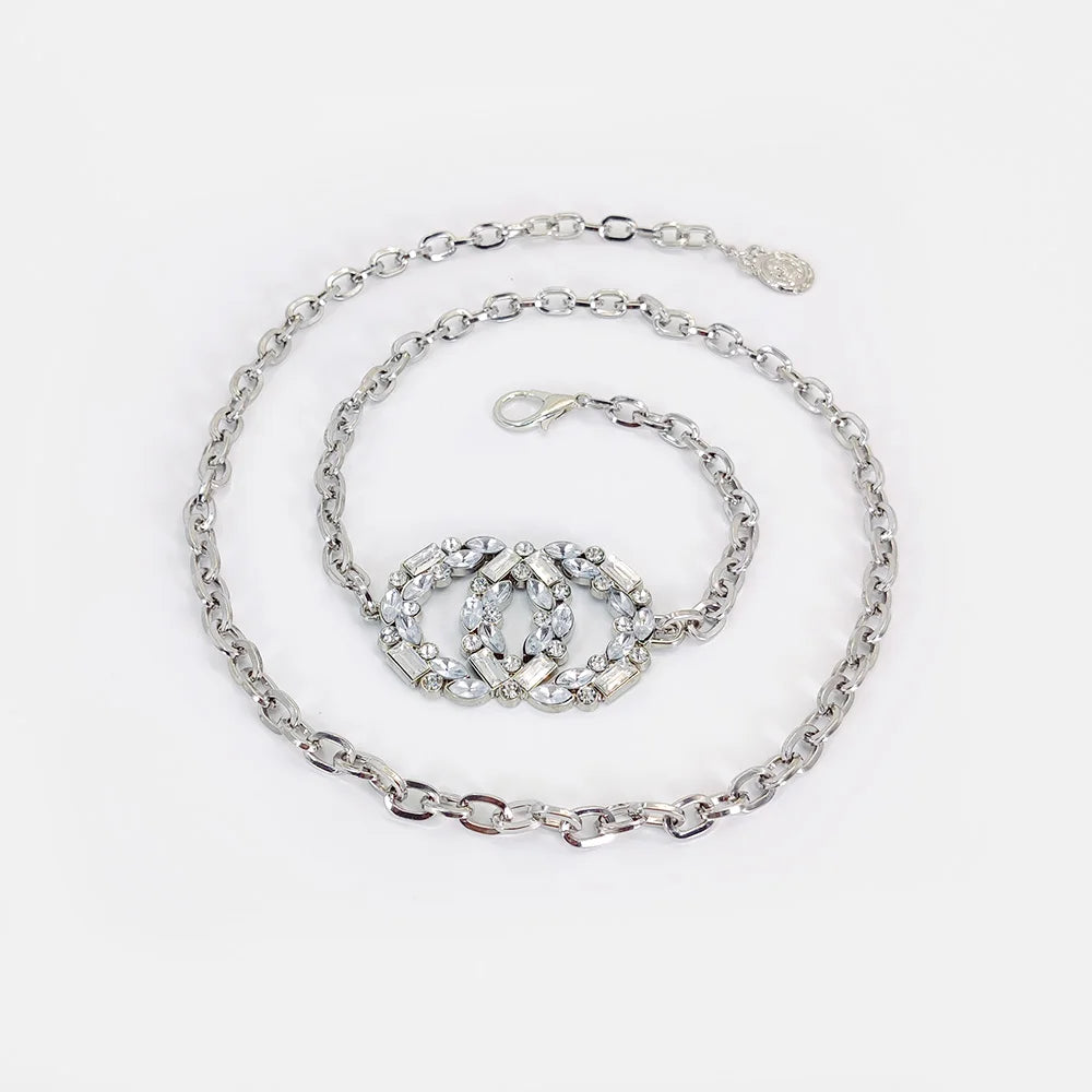 חגורת אמילי שרשרת אלגנטית לנשים, מתאימה לסטייל ערב ויום יומי 