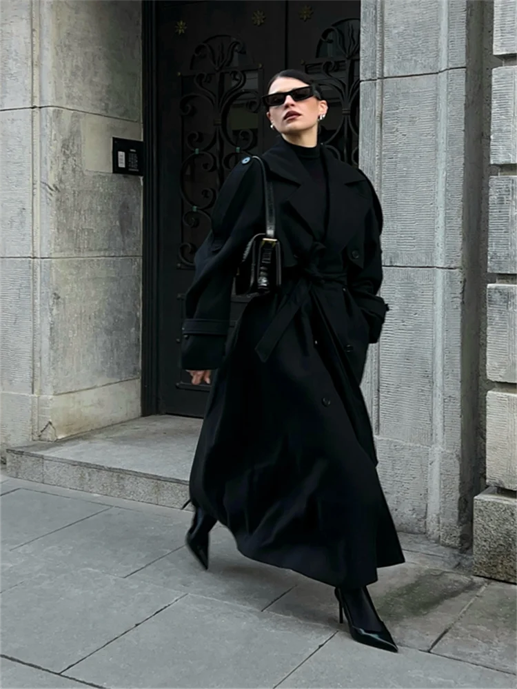 מעיל אלגנט ארוך – לנשים בעיצוב אלגנטי מבית ʟᴜɴᴀʀᴇ