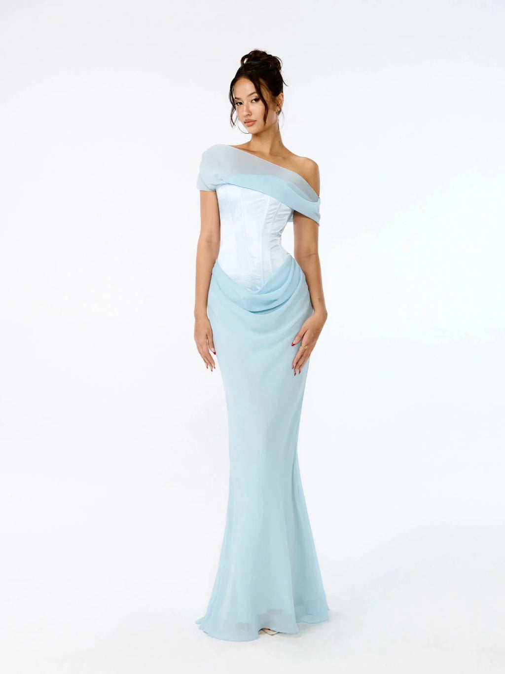 שמלת מקסי ז'ולייט – לנשים בעיצוב אלגנטי מבית ʟᴜɴᴀʀᴇ