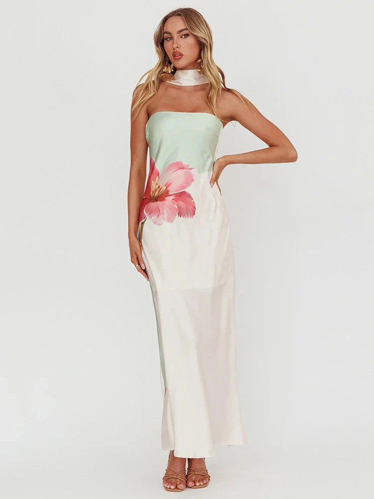 שמלת מקסי דגם ריבי – לנשים בעיצוב אלגנטי מבית ʟᴜɴᴀʀᴇ