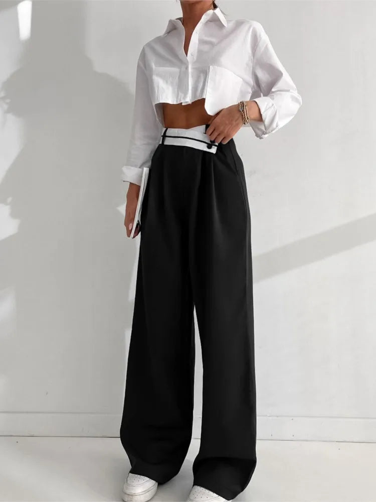 מכנס אלגנט רחב – לנשים בעיצוב אלגנטי מבית ʟᴜɴᴀʀᴇ