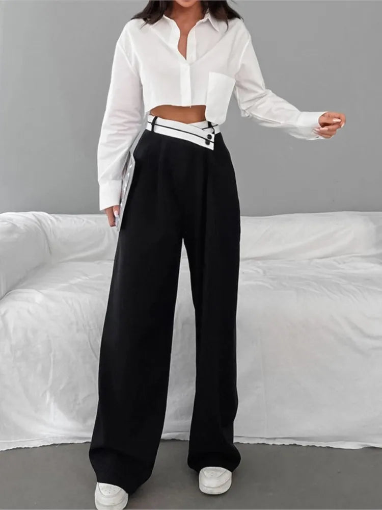 מכנס אלגנט רחב – לנשים בעיצוב אלגנטי מבית ʟᴜɴᴀʀᴇ