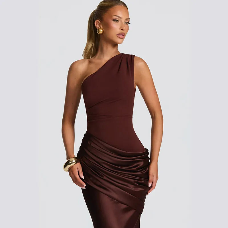 שמלת מקסי אמיליה – לנשים בעיצוב אלגנטי מבית ʟᴜɴᴀʀᴇ