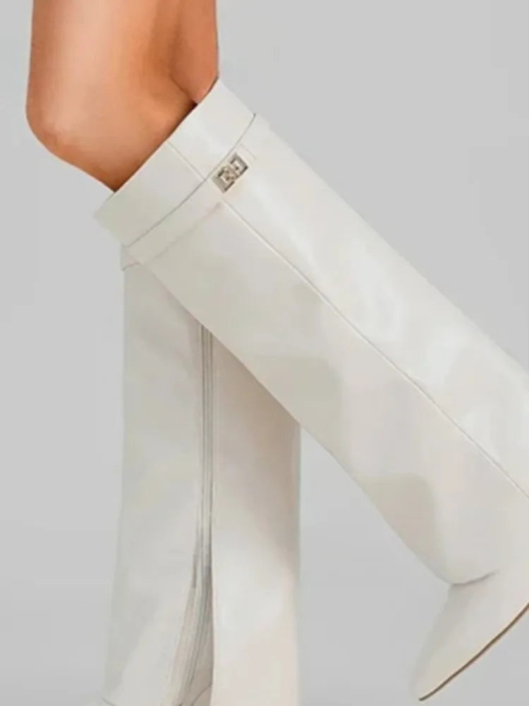 מגפי עקב ערב – לנשים בעיצוב אלגנטי מבית ʟᴜɴᴀʀᴇ