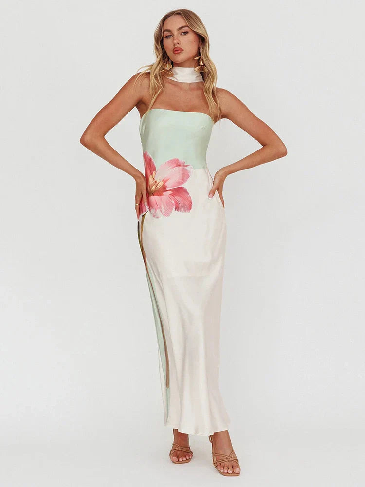 שמלת מקסי דגם ריבי – לנשים בעיצוב אלגנטי מבית ʟᴜɴᴀʀᴇ