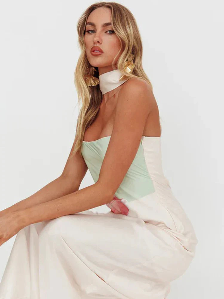 שמלת מקסי דגם ריבי – לנשים בעיצוב אלגנטי מבית ʟᴜɴᴀʀᴇ