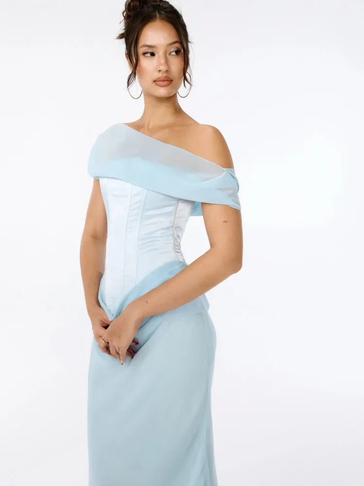 שמלת מקסי ז'ולייט – לנשים בעיצוב אלגנטי מבית ʟᴜɴᴀʀᴇ