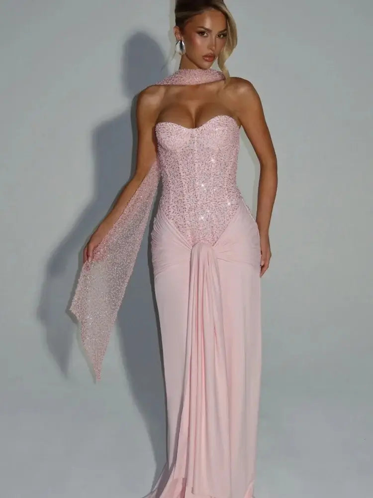 שמלת מקסי ארבלה – לנשים בעיצוב אלגנטי מבית ʟᴜɴᴀʀᴇ